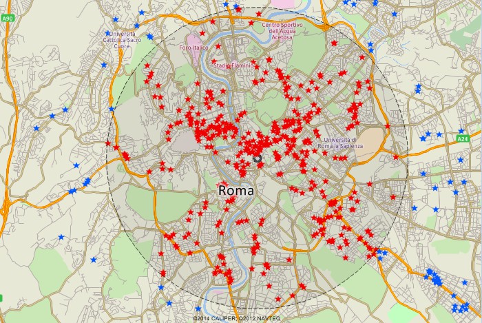 ITROMA - Maptitude mapping software for Italy